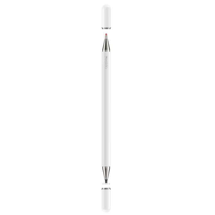 ST04 2 In 1 Stylus Pen Tablet Notebook Active Capacitive Writing Phone Pencil With Ballpoint Pen