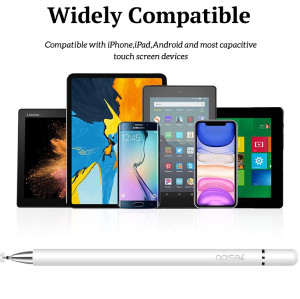 ST02 2 In 1 Capacitive Active Universal Tablet Smart Pressure Touch Stylus Pencil Pen For Ipad