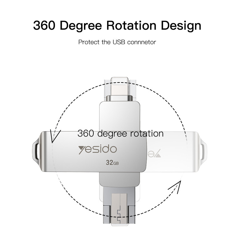 Yesido FL11 3 in 1 Flash Disk Details