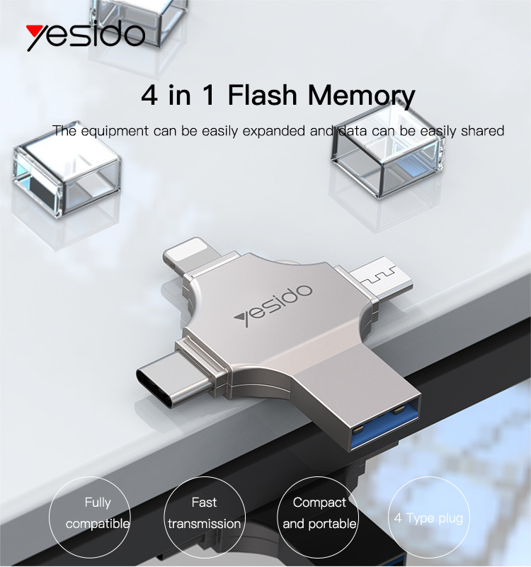 Yesido FL10 4 in 1 Flash Disk