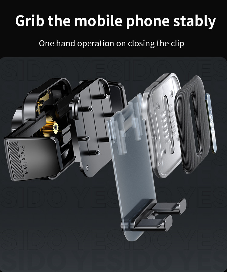 C261 Dashboard Spring Clip Phone Holder Details
