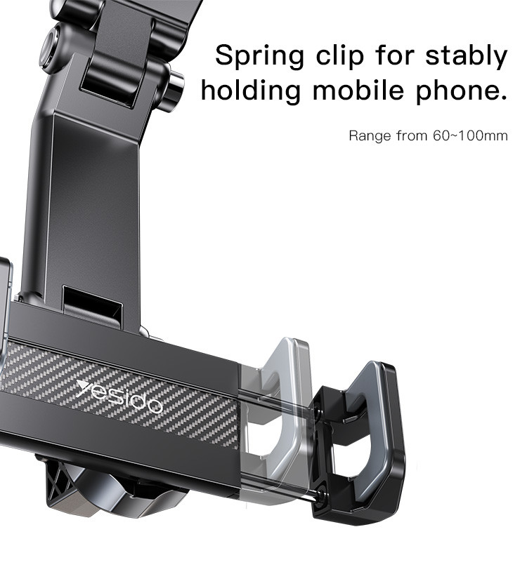 C194 Sun Visor Spring Clip Phone Holder Details
