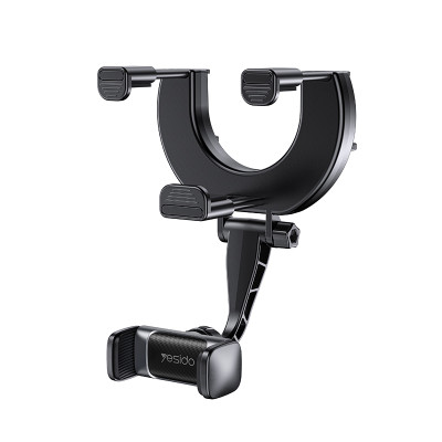 C193 Universal Car RearView Mirror Phone Holder Mirror Bracket 360 Degrees Car Mount Phone Holder