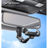 C192 Rearview Mirror Mobile Phone Car Holder | Universal 360 Rotating Car Phone Holder