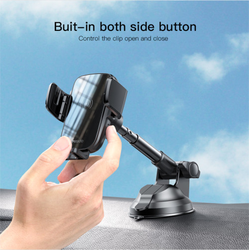 C186 Suction Cup Air vent Phone Holder | 15W Wireless Memoried Clip Charging holder