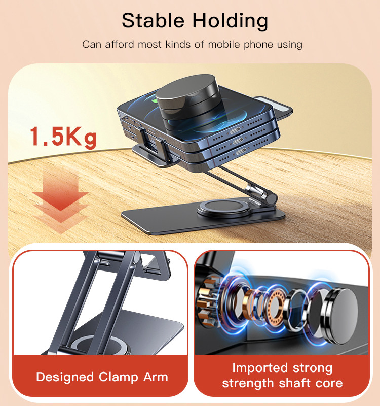 C184 Aluminum Alloy Folding Phone Holder Details