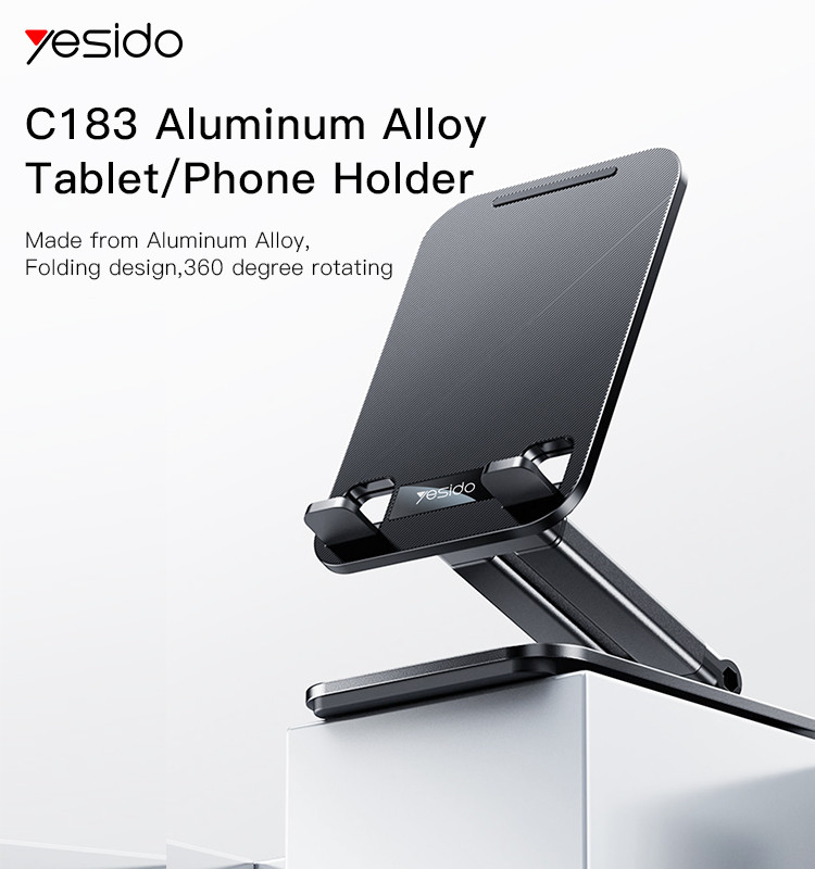 C183 Aluminum Alloy Folding Phone Holder