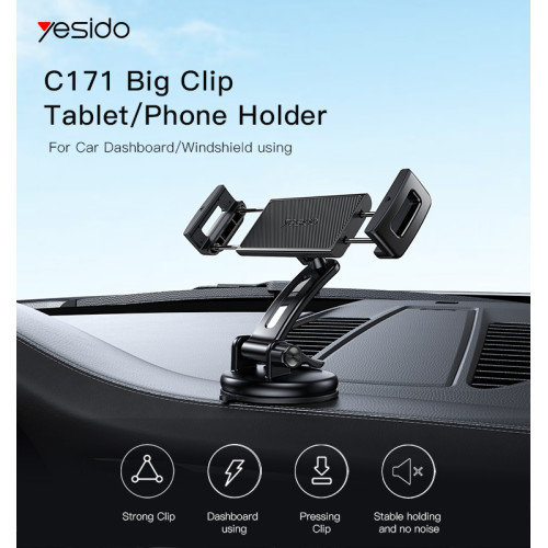 C171 High Quality Wholesale Car Mount Holder Long Arm Car Phone Holder For Car Dashboard