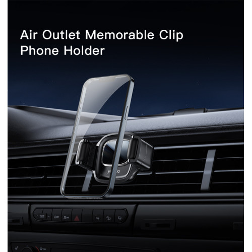 C161 Car Air Vent Phone Holder | Car Cell Phone Mount Cradle with Adjustable Clip