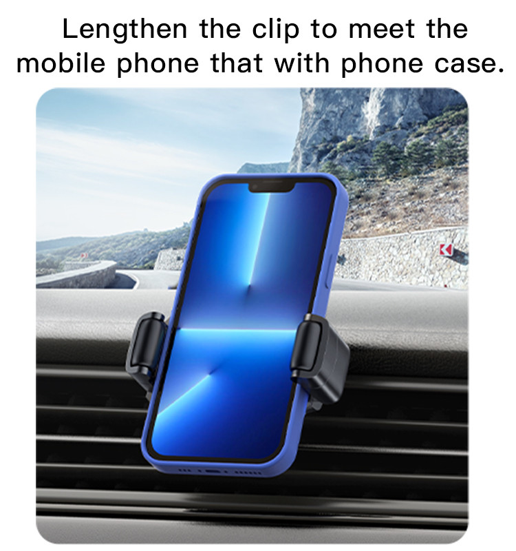 C161 Air Vent Memoried Clip Phone Holder Details