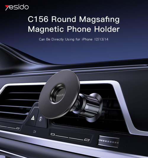 C156 2023 Universal 360 Degrees Adjustable Magnetic Suction Car Air Vent Phone Holder