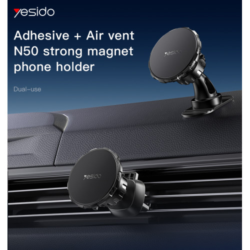 C153 360 Degree Rotation Car Dashboard Mount Stand Magnet Cell Phone Holder For Car