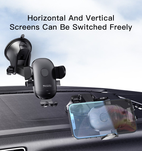 C138 Universal Flexible Dash Dashboard Suction Cup Clamp Phone Holder For Car