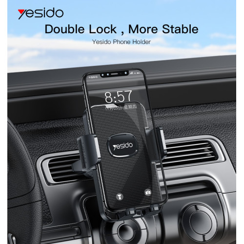 C136 Angle Rotation Cellphone Air Outlet Clip Mount Bracket Car Phone Holder For Air Vent