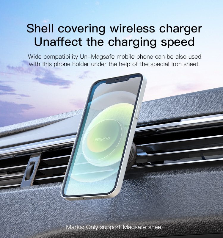 C132 15W Wireless Magnetic Charging Phone Holder Details