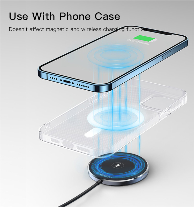 C131 15W Wireless Magnetic Charging Dock And Compatible Holder Details