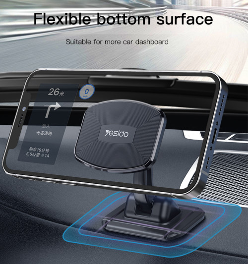 C129 Magnetic Magnet 360 Degree Universal Dashboard Mobile Phone Holder For Car