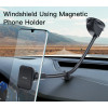 C109 Washable Suction Cup 4Pcs Car Mobile Phone Mount | Silicone Magnetic Car Phone Holder