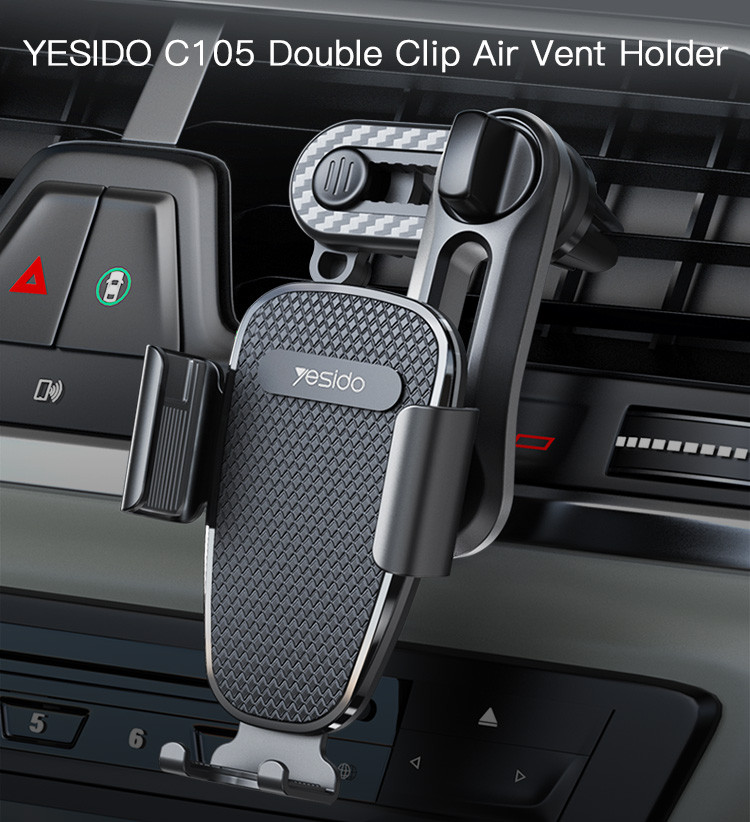 C105 Air Vent Spring Clip Phone Holder