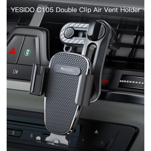 C105 Universal 360 Air Vent Mobile Phone Holder Gravity Hanger Clip For Car