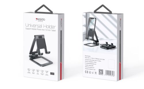 C97 Aluminum Alloy 360 Angle Adjustable Telescopic Desk Phone Desktop Stand | Tablet Phone Holder