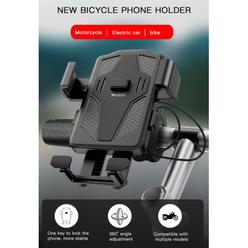 C94 Easily Using Adjustable Mount Cellphone Holder For Bicycle Silicon Tape Bike Mobile Phone Holder