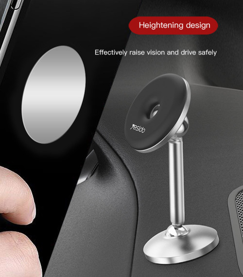 C93 Dashboard Magnetic Cellphone Mount | Universal 360 Degree Adjustable Mobile Phone Holder For Car