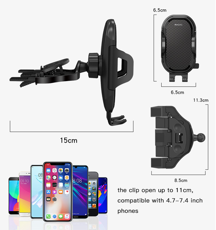 C84 Spring Clip Phone Holder Parameter