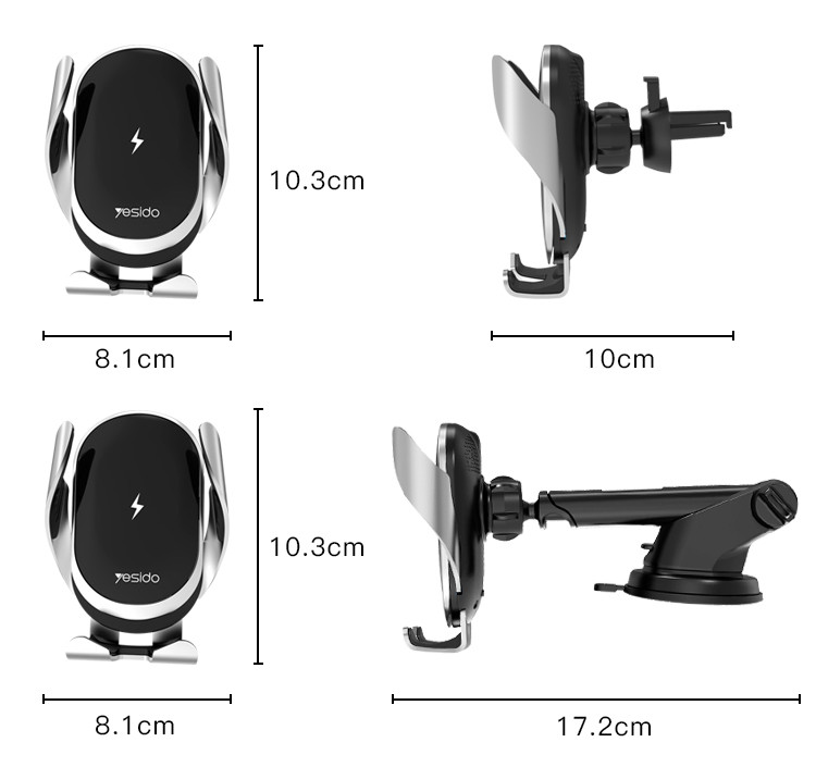 C78 Auto Extended Touching Wireless Charging Phone Holder Details