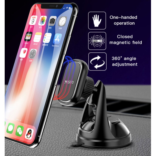 C72 Universal 4Pcs Magnets Mobile Phone Holder Mount Magnetic Cell Phone Holder For Car