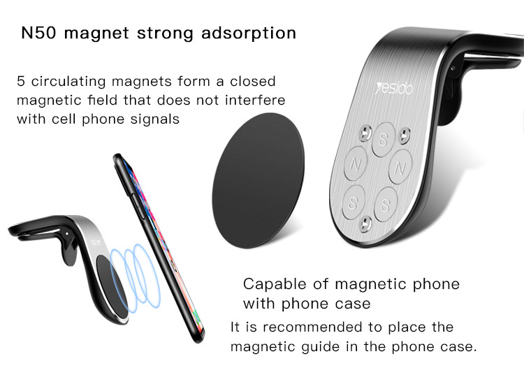 C64 Air Vent Magnetic Phone Holder Details