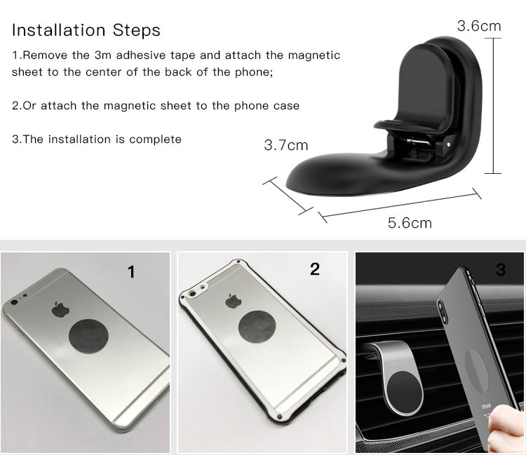C64 Air Vent Magnetic Phone Holder Details