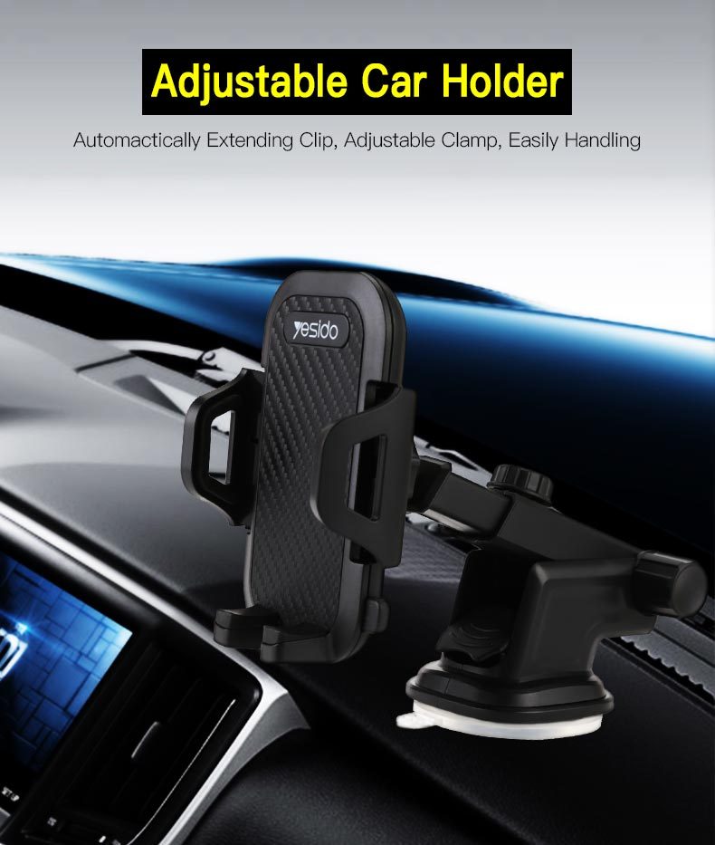 C23 Auto Extended Clip Phone Holder