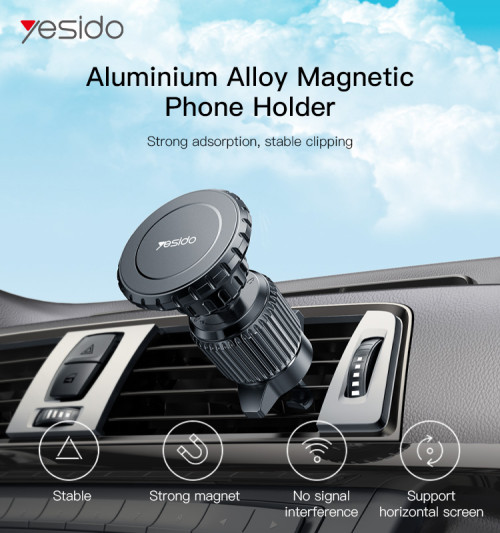 C134 Super Strong Magnetic Air Vent Using 6pcs Magnets Inside Car Phone Holder