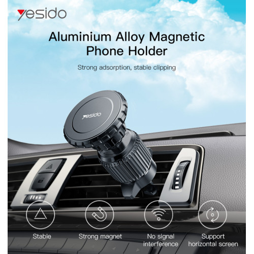 C134 Super Strong Magnetic Air Vent Using 6pcs Magnets Inside Car Phone Holder