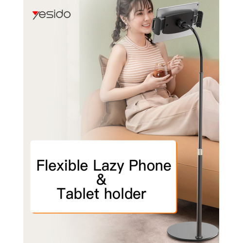 C116 Long Arm Adjustable Display Desktop Floor Hand Tablet Moblie Phone Holder