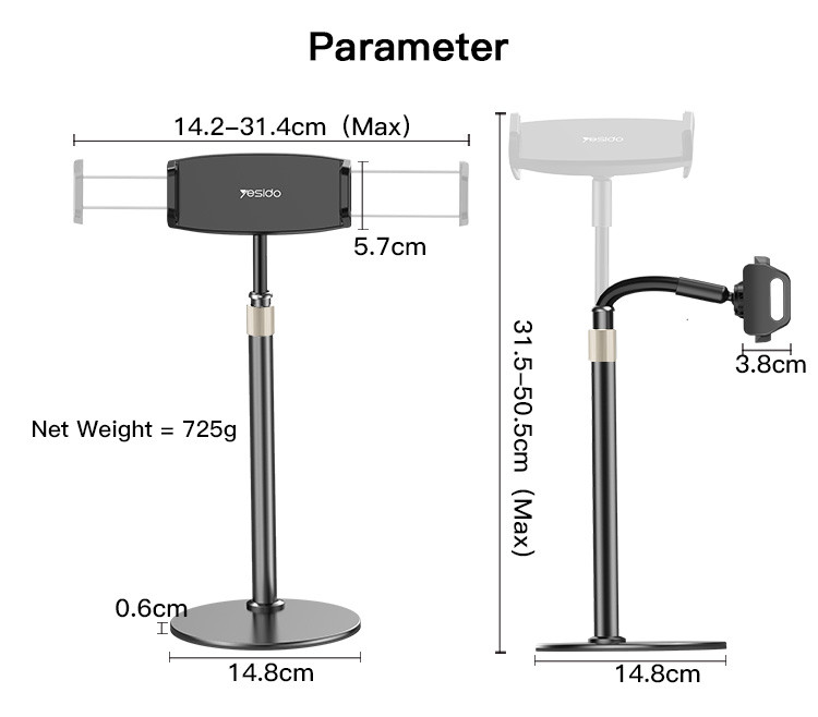 C115 Table Using Phone Holder Parameter