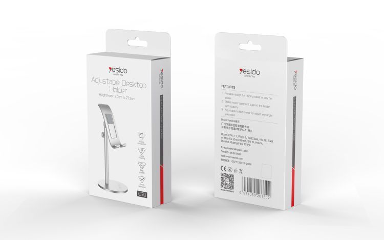 C70 Tablet/Phone Holder Packaging