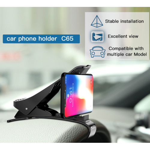 C65 Universal Dashboard Mount Clip Car Mobile Phone Stand Bracket Phone Holder For 8 X Plus
