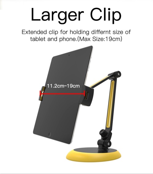 C33 Adjustable Desktop 10 Inch Tablet Monitor Phone Holder | 360 Degree Clamp Tablet Phone Holder
