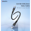 CA108 60w Pd Fast Charging Nylon Braided Type C To Type C Phone Data Cable For Android