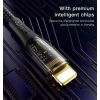 CA104 1.2M USB to Lighting Data Cable | USB to Type-C Nylon Braided 2.4A Fast Charging Data Cable
