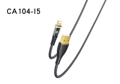 CA104 1.2M USB to Lighting Data Cable | USB to Type-C Nylon Braided 2.4A Fast Charging Data Cable