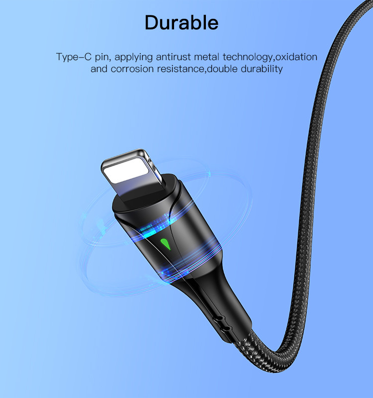 CA99 Type-C To Lightning 20W Fast Charging Data Cable Details