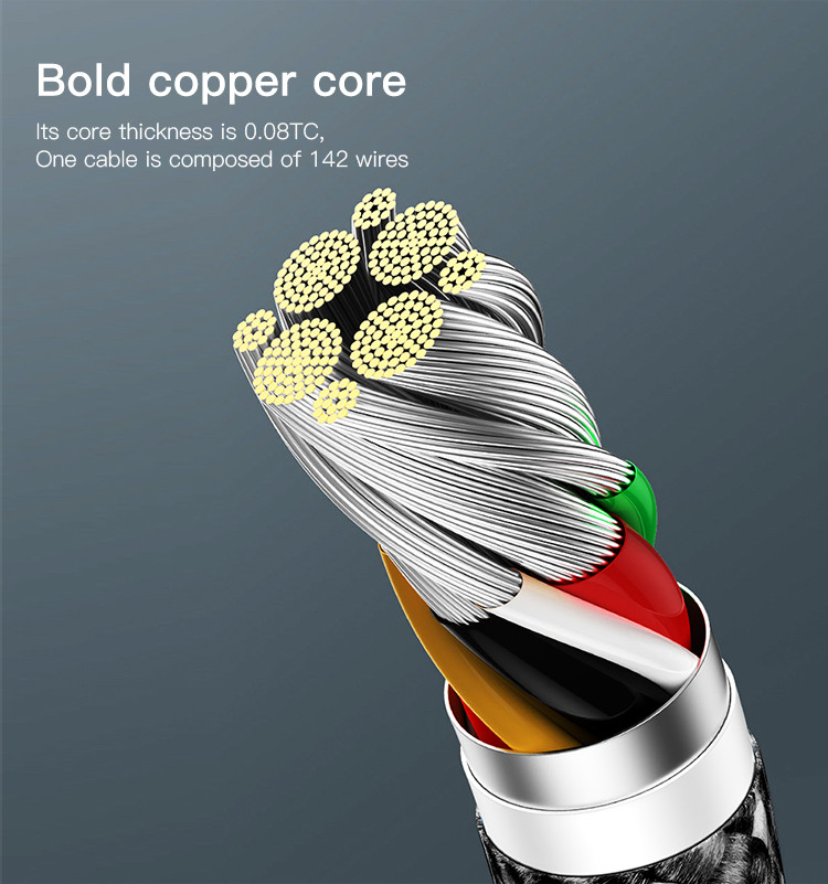 CA99 Type-C To Lightning 20W Fast Charging Data Cable Details