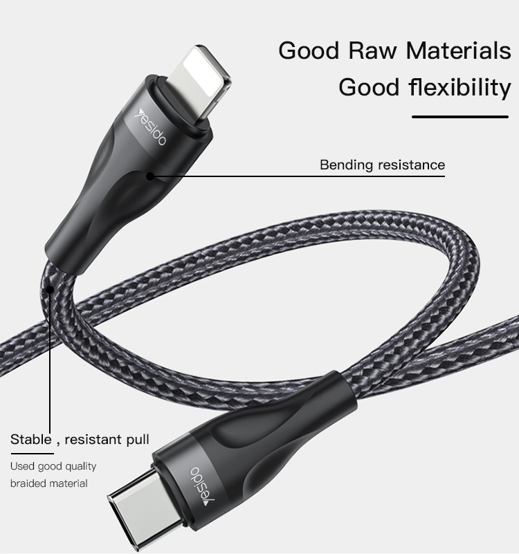 CA82 Type-C To Lightning Data Cable Details