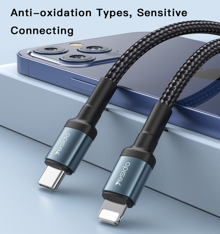 CA76 Type-C To Lightning Data Cable Details