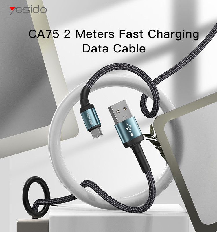 CA75 USB To Lightning/Micro/Type-C Data Cable