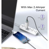 CA75 2 Meters Nylon Braided Fast Charging Aluminum Alloy USB To Lightning/Micro/Type-C Data Cable