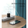 CA71 1M Pvc Super Fast Charging Cable |18W 3A Pd Usb To Type-C/Lightning/Micro Phone Data Cable